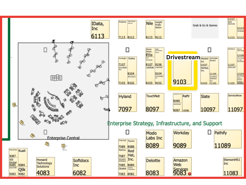 Educause Map floor map